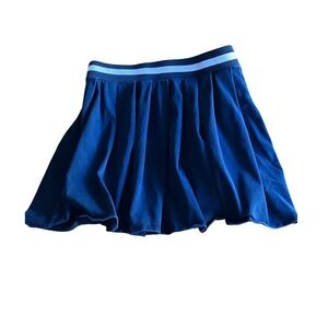 AQ Sport Flirty Navy Mini‎ Circle Skirt Cheerleader Skater Tennis Womens Med